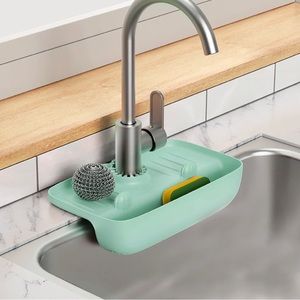 Splash Guard for sink faucet/ Fast drying mat